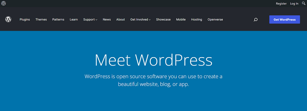 WordPress.org new header
