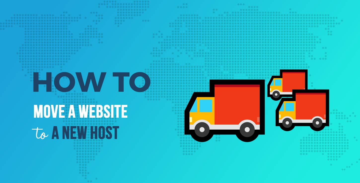 How to move a website to a new host