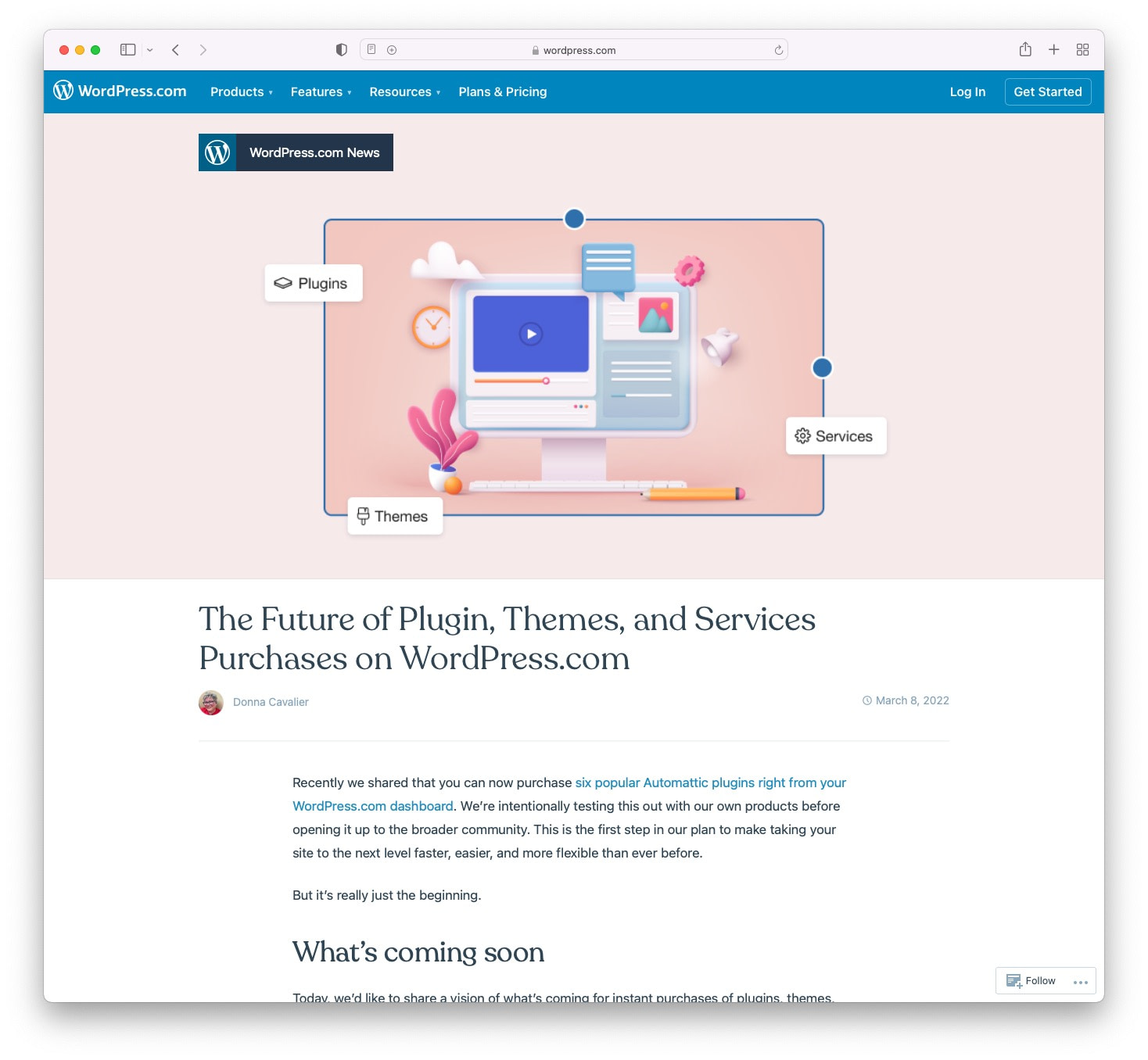 WordPress.com marketplace
