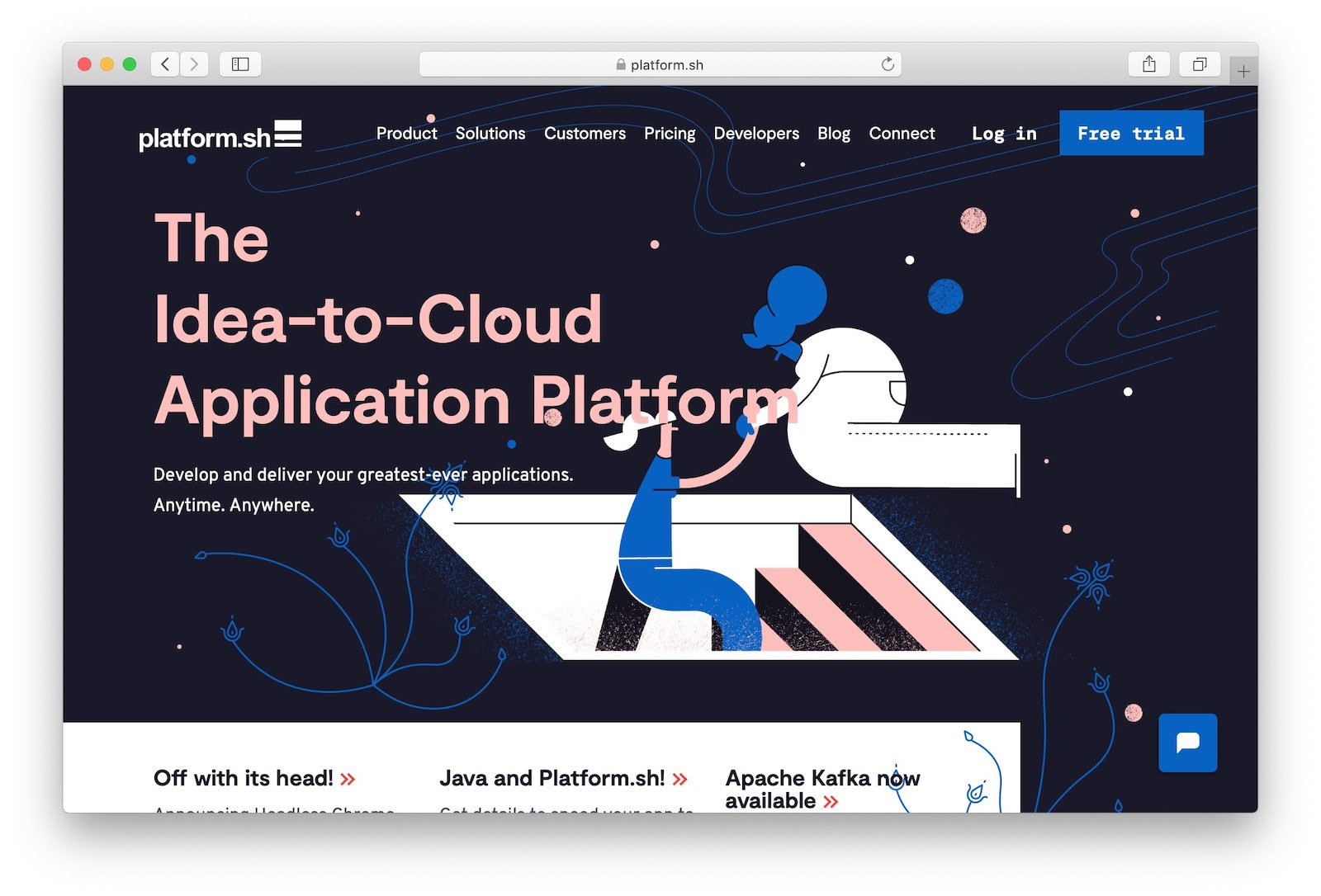Platform.sh Node.js hosting PaaS