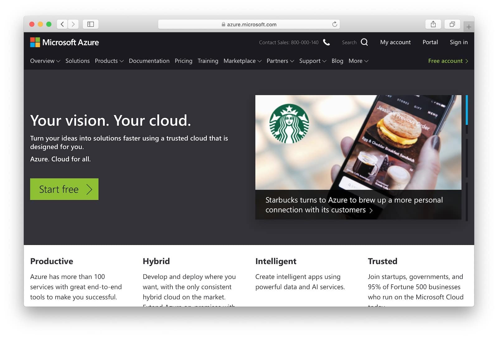Microsoft Azure node.js