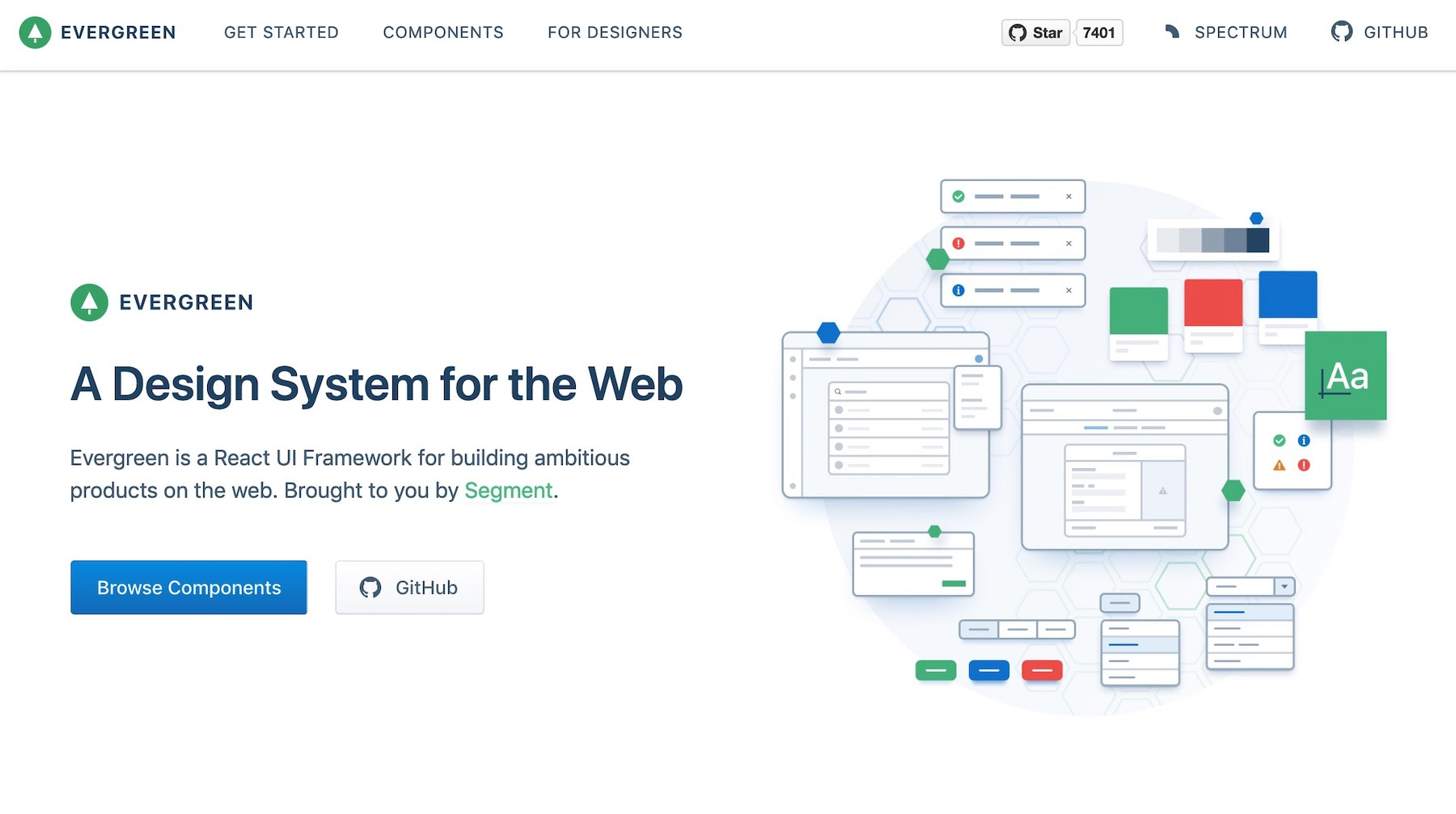 Bibliothèques de composants React UI : evergreen