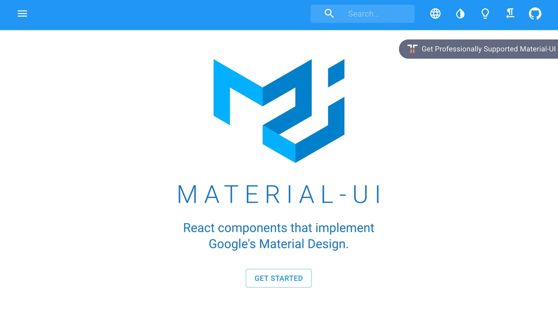 Bibliotecas e Estruturas de Componentes da UI - Material UI