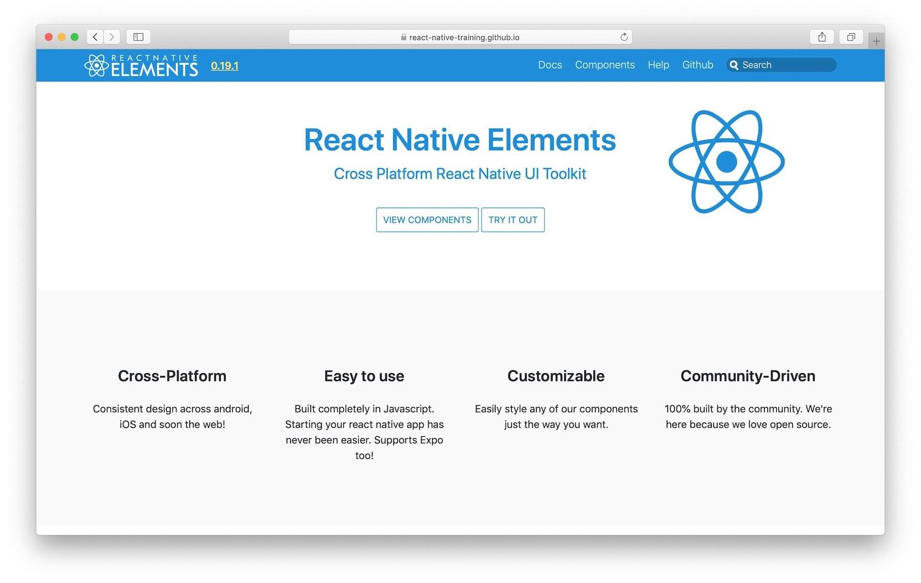 React Native Elements