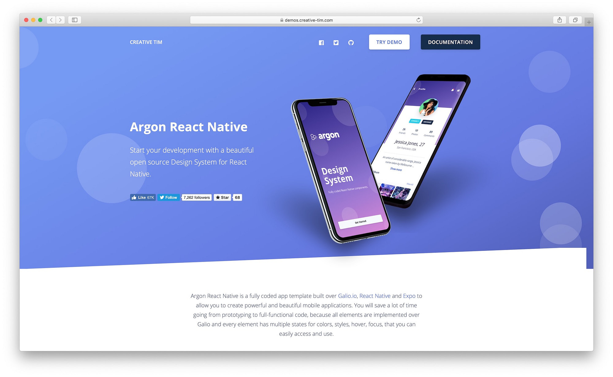 Argon React Native