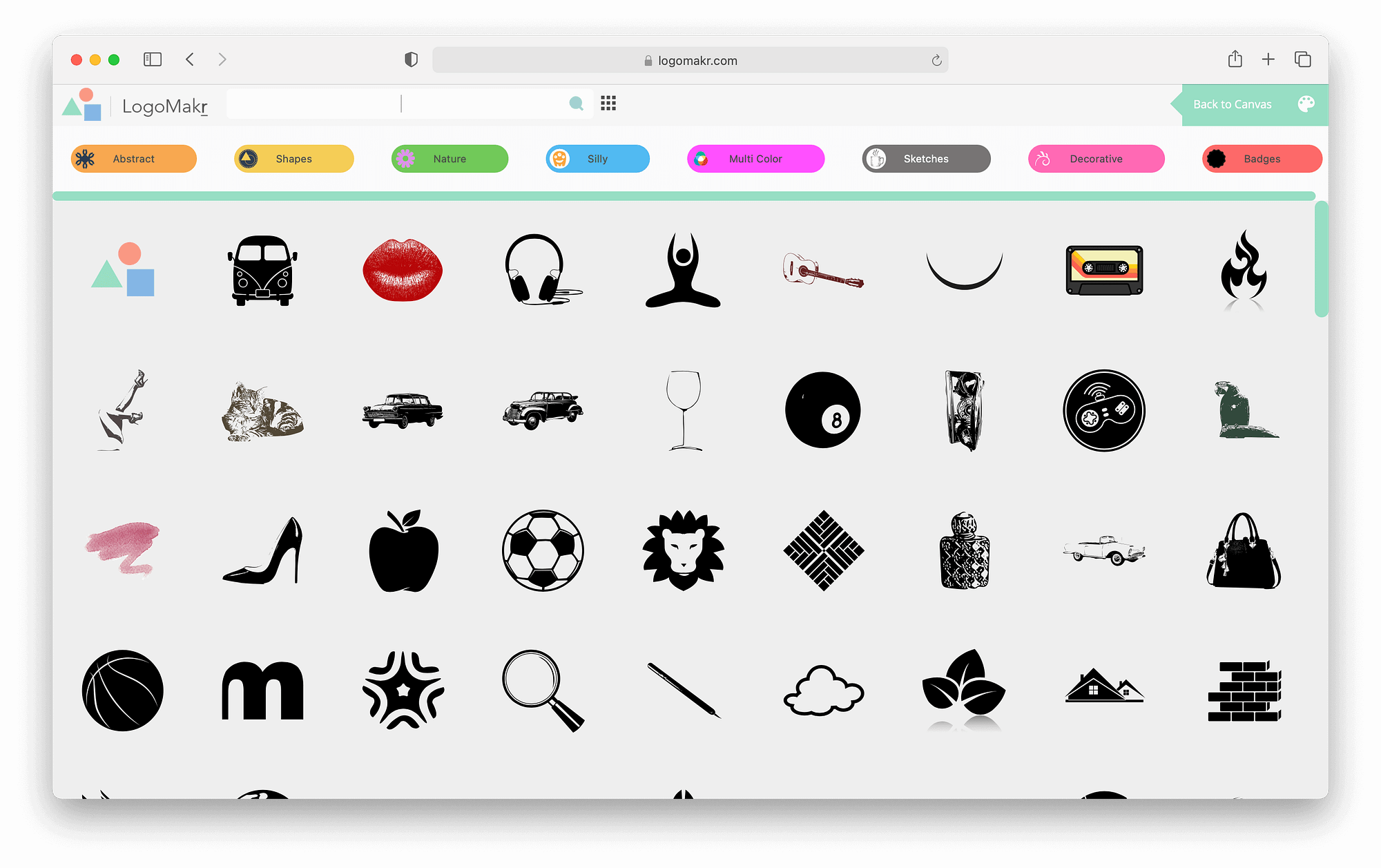 LogoMakr logo editor