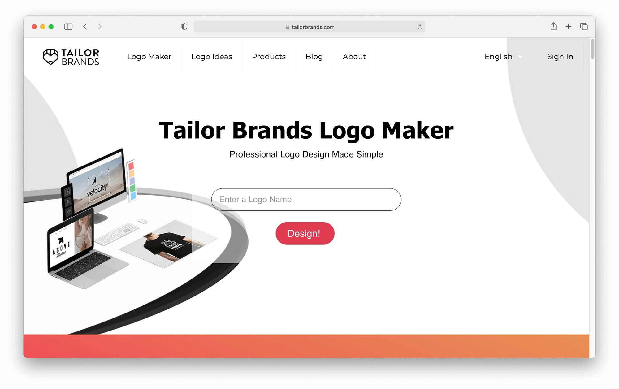 Best logo maker #1: Tailor Brands