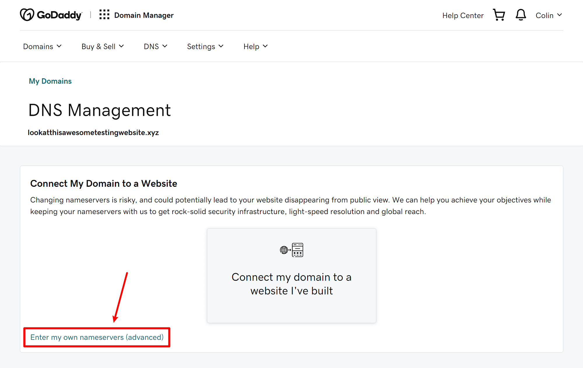 How to Change Nameservers on GoDaddy, Namecheap, HostGator, etc. 14 Skip the warning prompt