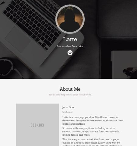 Best free WordPress themes: latte