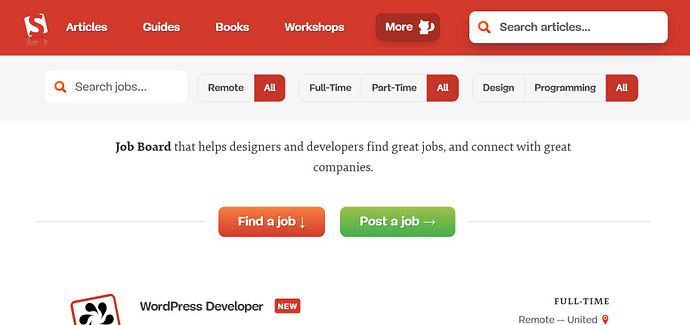 Smashing job board