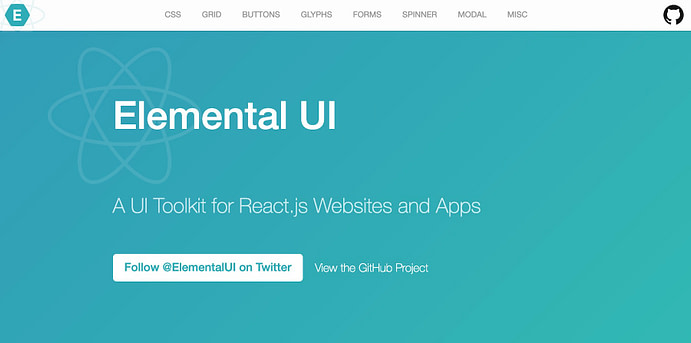 React UI component libraries: elemental-ui