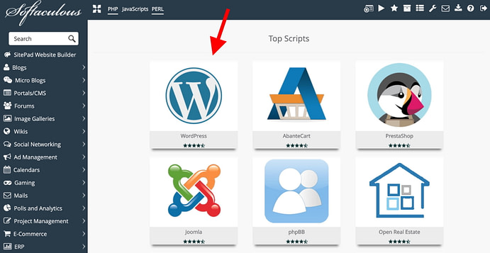 WordPress cpanel