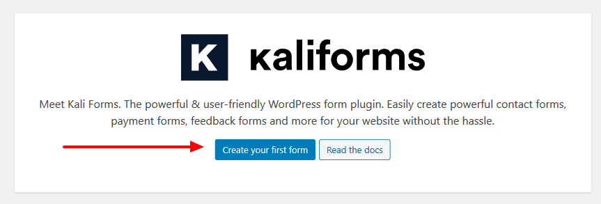 Kali Forms