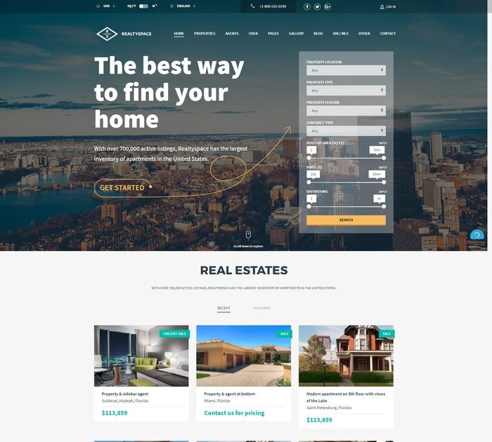 30 Best Real Estate Agent Websites - Agent Image