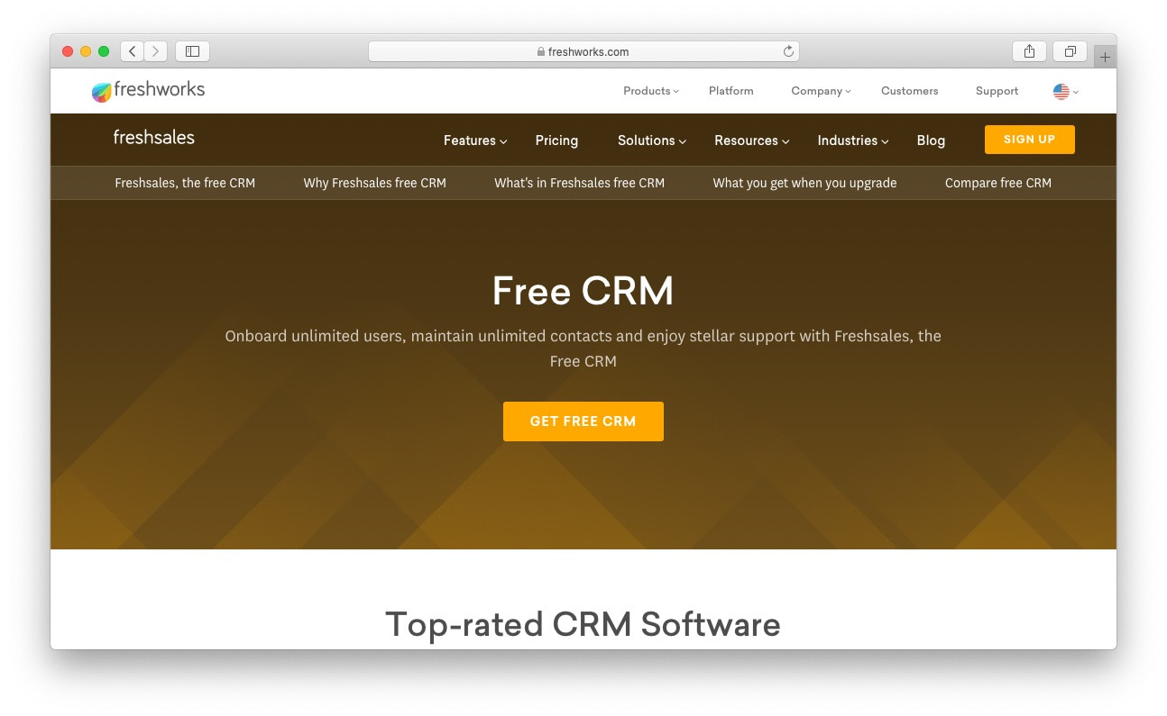 standalone free crm software