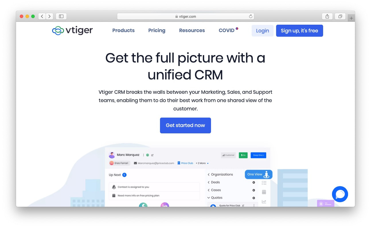 standalone free crm software