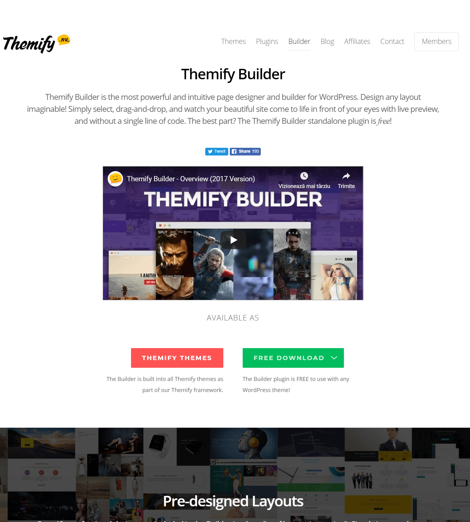 Themify builder