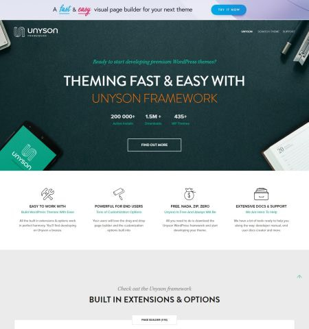 unyson framework