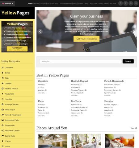 yellow pages