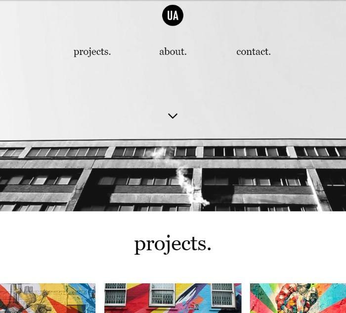 Wix templates: Grafitti
