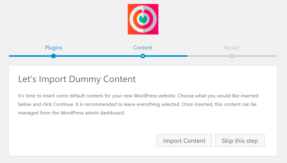 import dummy content
