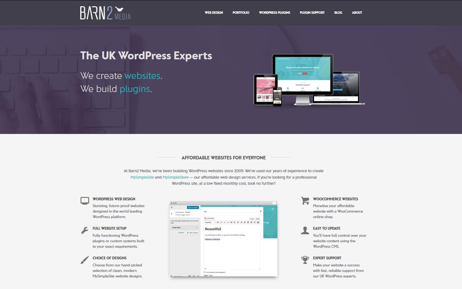 Barn2 Media landing page