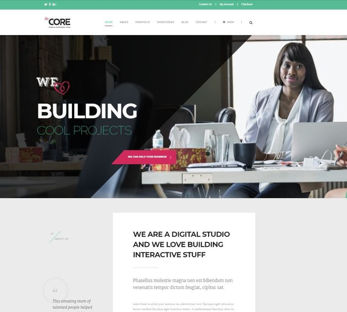 SEO friendly WordPress themes: The Core