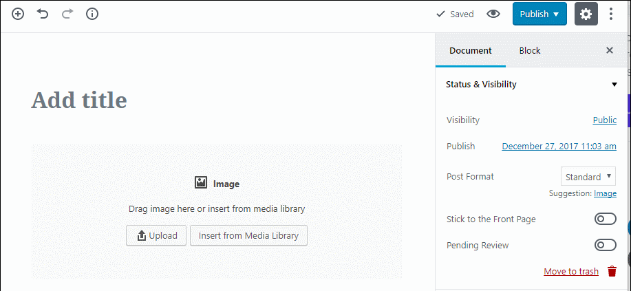 editing code in gutenberg