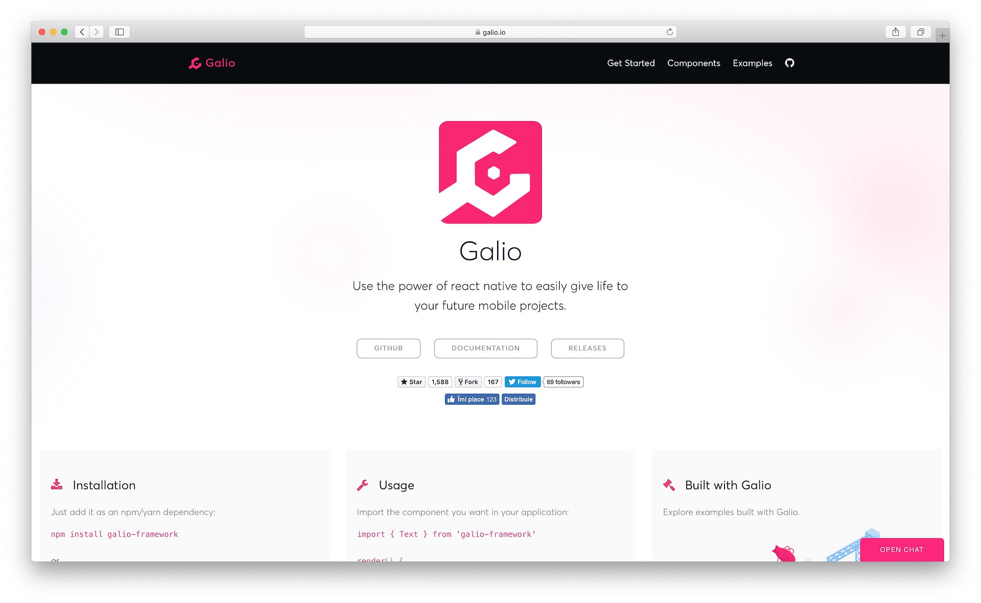 Galio Framework