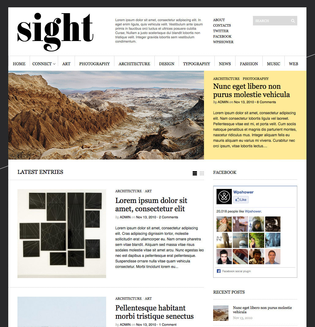 Sight theme
