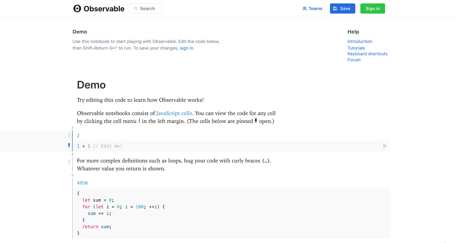 Observable Demo