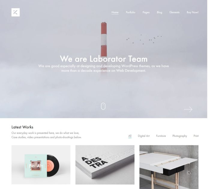 Best WordPress themes: kalium