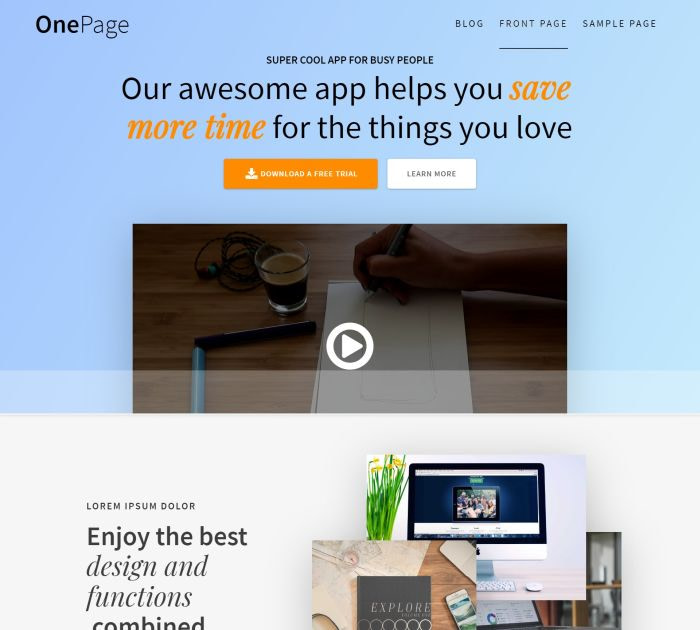 onepage express