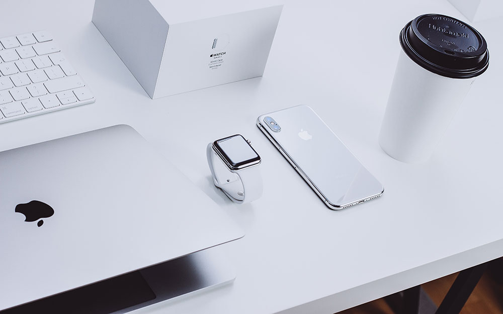 Apple's white color palette.
