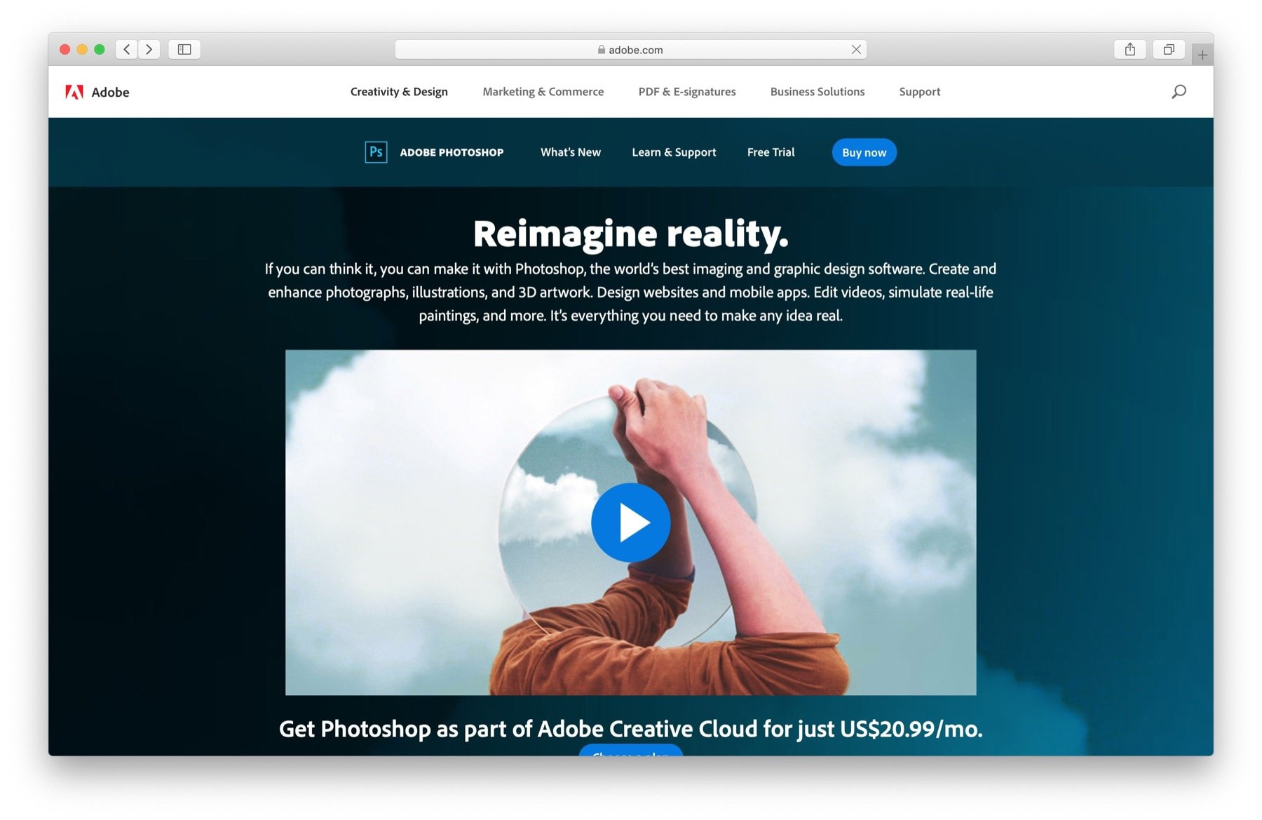 mac photoshop app for web design