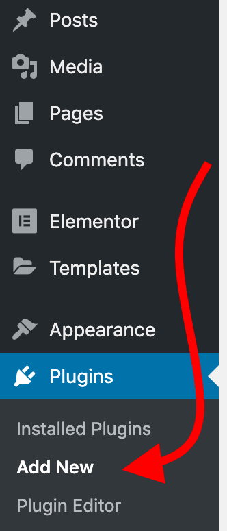 add new WordPress plugins