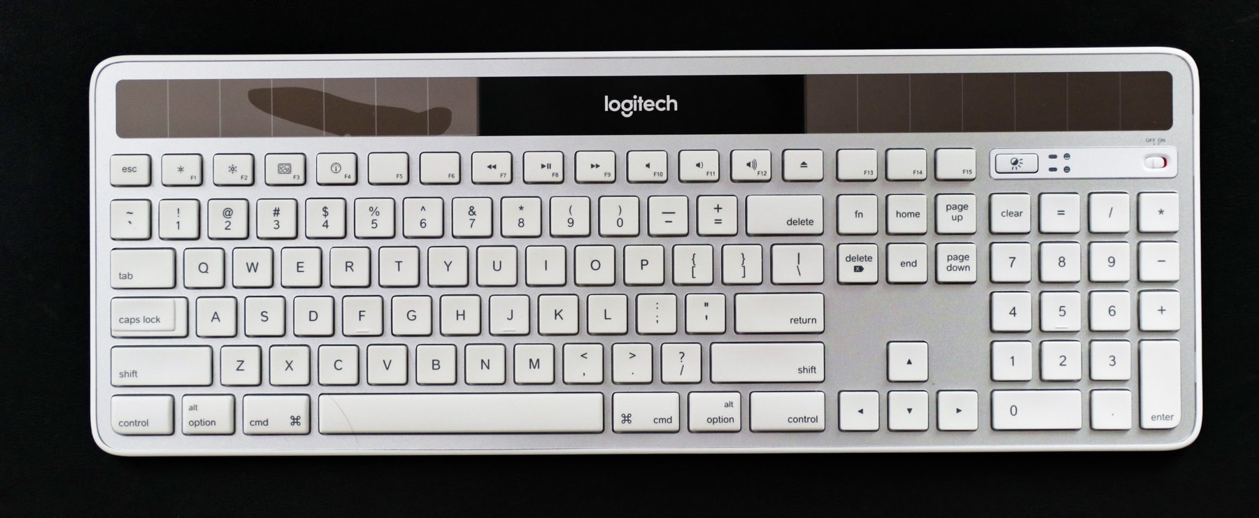 logitech k750 solar for mac quick guide