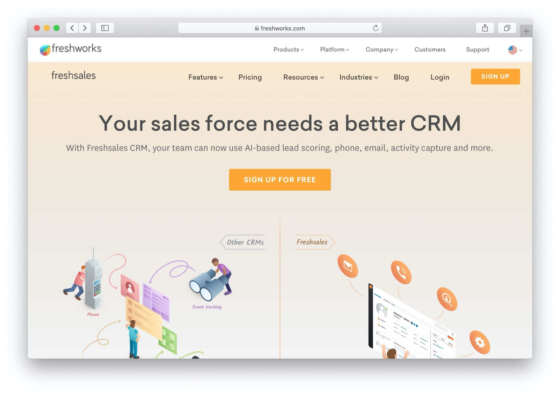 Best CRM software: freshsales