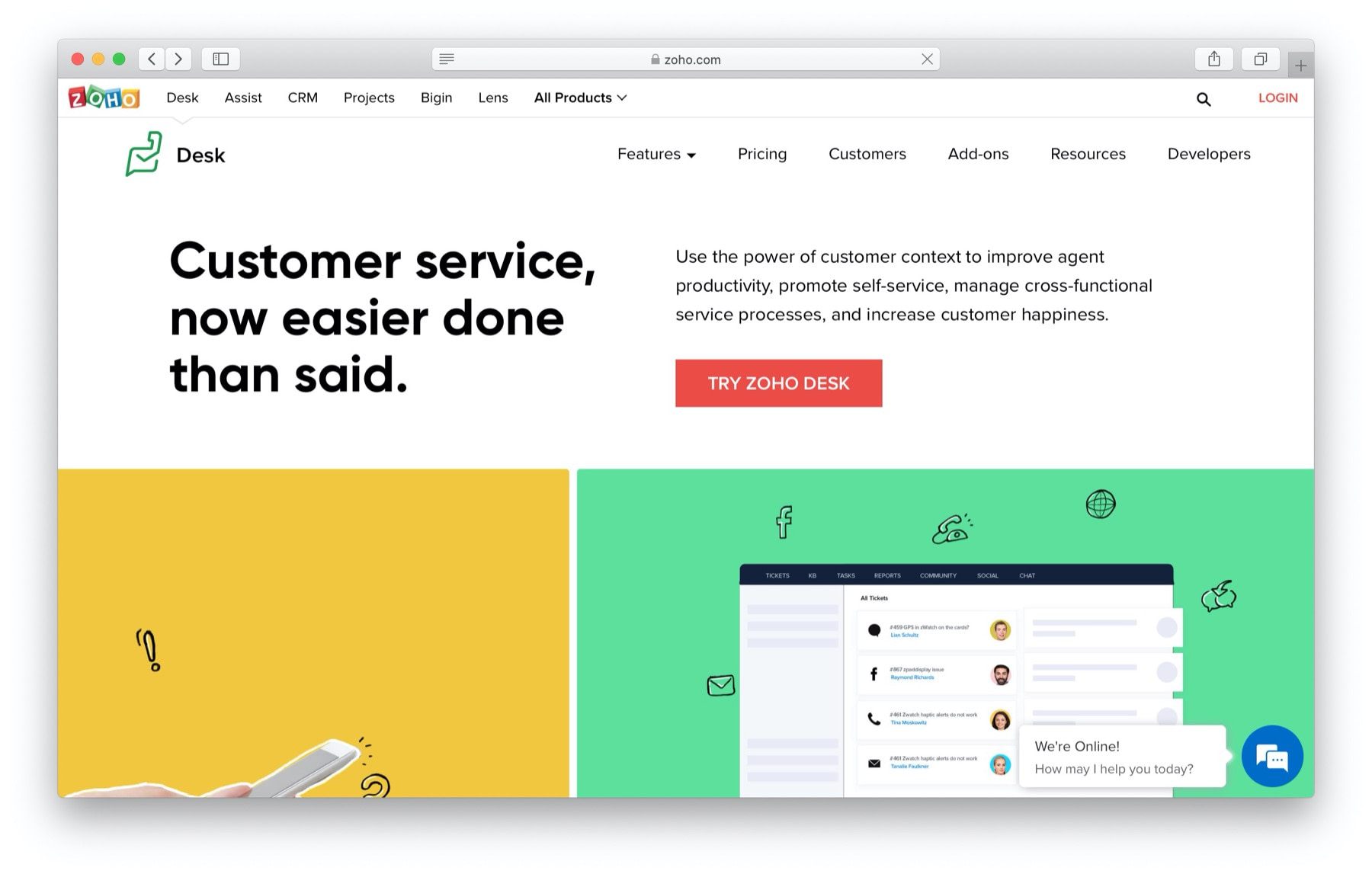 Best help desk software: zoho desk