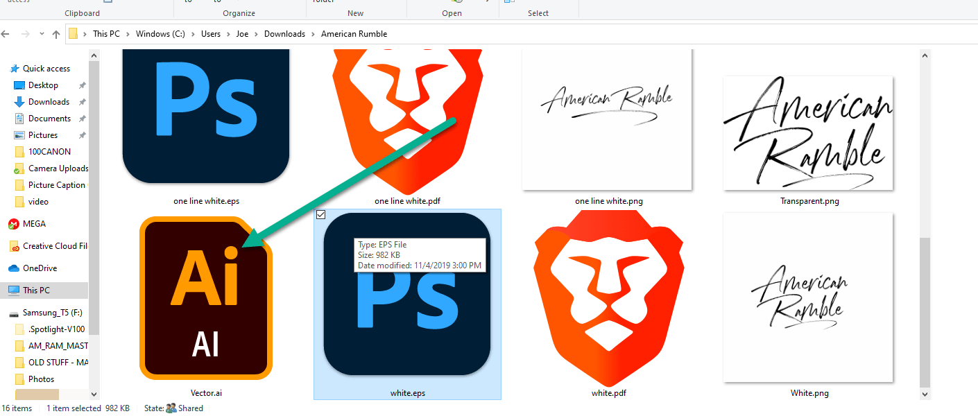 vector file