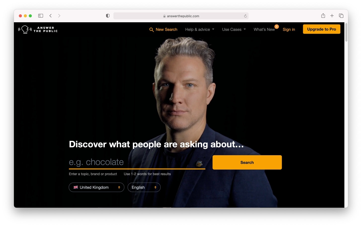 Answer the public is an SEO tool with great options