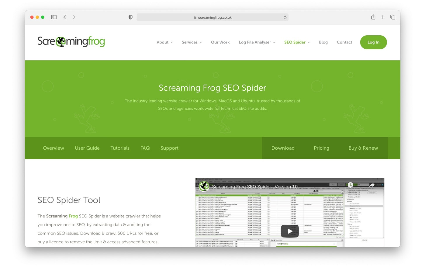 Screaming Frog