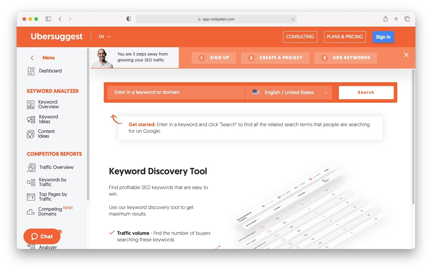 Ubersuggest
