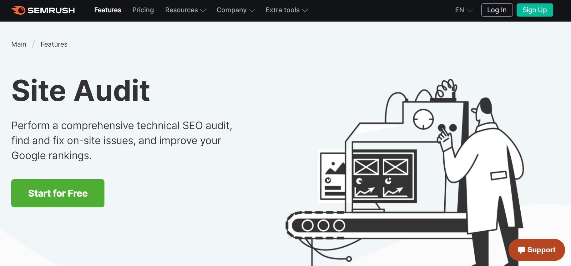 Semrush of the best SEO audit tools