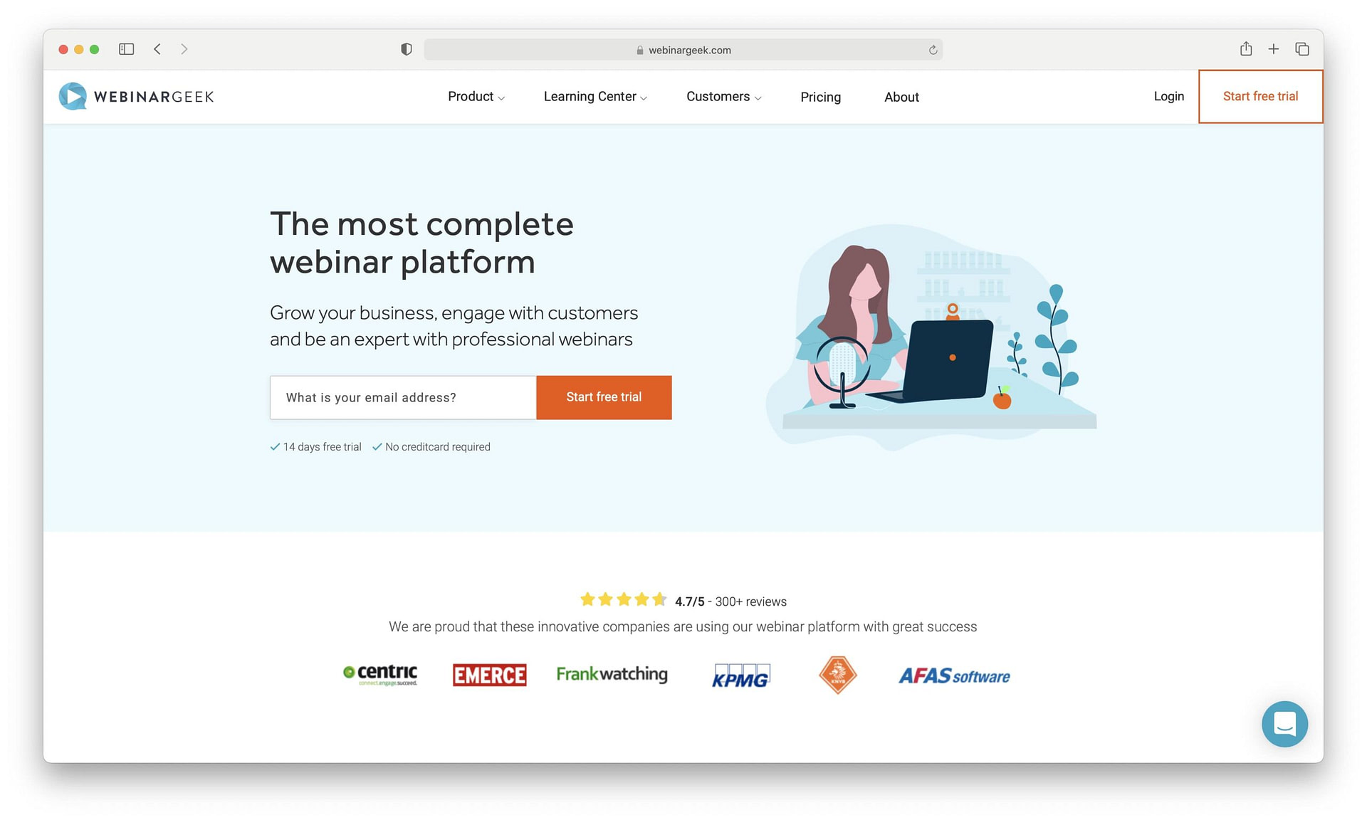 How to create a webinar: WebinarGeek