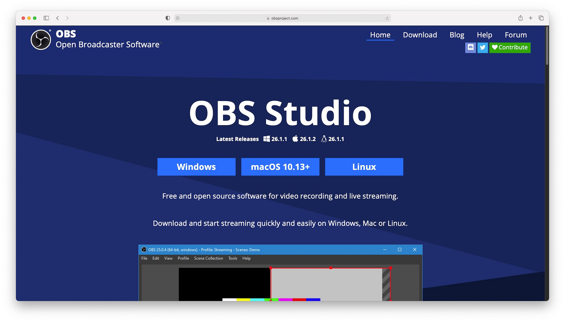 OBS studio