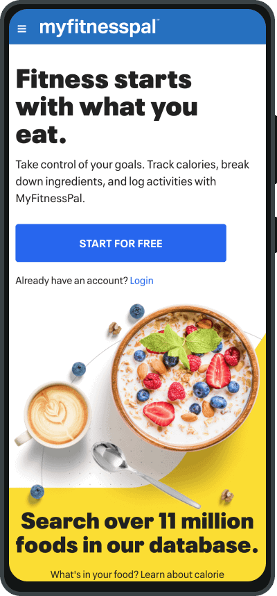 MyFitnessPal is a popular choice for the best fitness apps