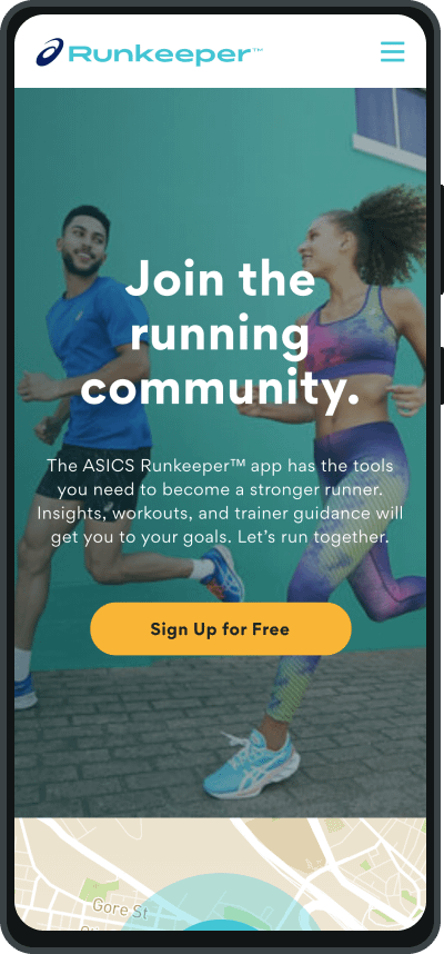 Runkeeper app