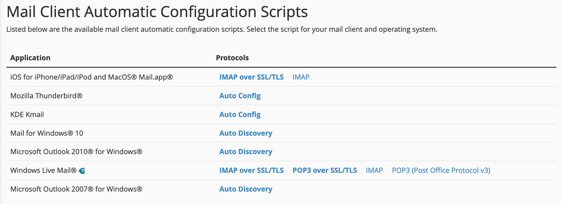 email config auto file to configure your inbox after you transfer email address to another provider