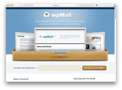 أفضل الرسائل الإخبارية التقنية رقم 1: wpmail